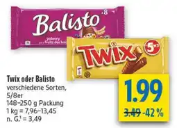 diska Twix oder Balisto Angebot