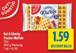 diska Gut & Günstig Frischei-Waffeln Angebot