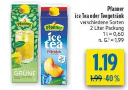 diska Pfanner ice Tea Angebot