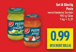 diska Gut & Günstig Pesto Angebot