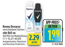 diska Rexona Deospray Angebot