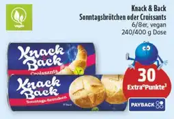 diska Knack & Back Sonntagsbrötchen oder Croissants Angebot