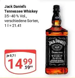Globus Jack Daniel's Tennessee Whiskey Angebot