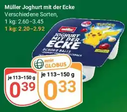 Globus Müller Joghurt mit der Ecke Angebot