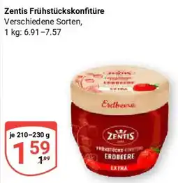Globus Zentis Frühstückskonfitüre Angebot