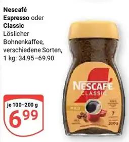 Globus Nescafé Espresso oder Classic Angebot