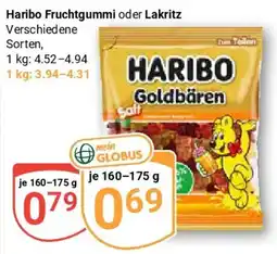Globus Haribo Goldbären Angebot