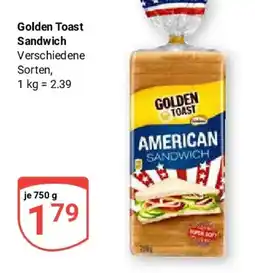Globus Golden Toast American Sandwich Angebot