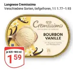 Globus Langnese Cremissimo Bourbon Vanille Angebot