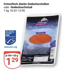 Globus Ostseefisch Alaska-Seelachsscheiben oder Seelachsschnitzel Angebot