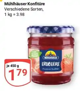 Globus Mühlhäuser Konfitüre Angebot