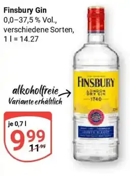Globus Finsbury Gin Angebot