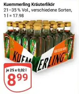 Globus Kuemmerling Kräuterlikör Angebot