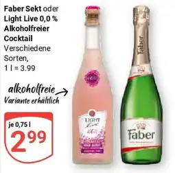 Globus Faber Sekt Light Live Angebot