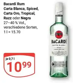 Globus Bacardí Rum Angebot