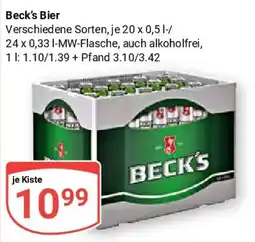 Globus Beck's Bier Angebot