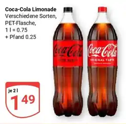 Globus Coca-Cola Limonade Angebot