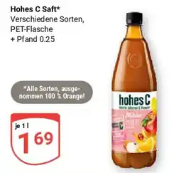 Globus hohes C Saft Angebot