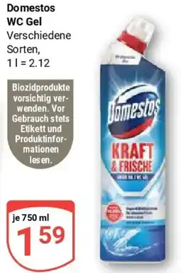 Globus Domestos WC Gel Angebot