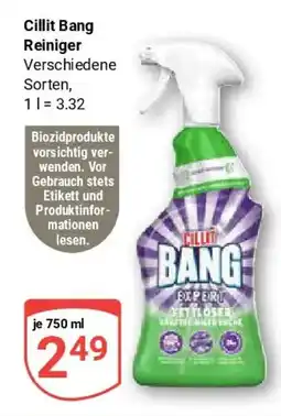 Globus Cillit Bang Reiniger Angebot