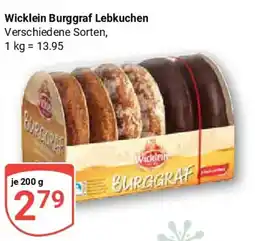 Globus Wicklein Burggraf Lebkuchen Angebot