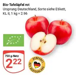 Globus Bio-Tafeläpfel rot Angebot