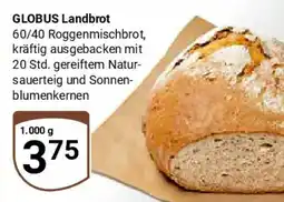 Globus GLOBUS Landbrot 60/40 Roggenmischbrot Angebot