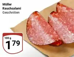 Globus Müller Rauchsalami Geschnitten Angebot