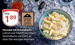 Globus Eiersalat mit Stremellachs Angebot