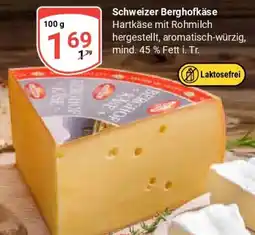 Globus Schweizer Berghofkäse Angebot