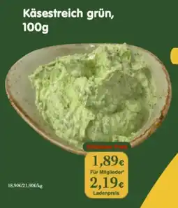 LPG Biomarkt Käsestreich grün Angebot