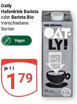 Globus Oatly Haferdrink Barista Angebot