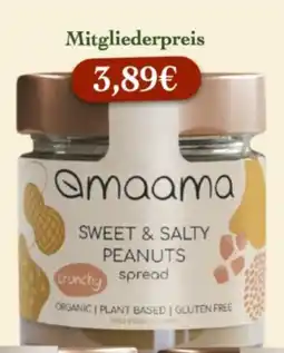 LPG Biomarkt Omaama Sweet & Salty Peanuts spread Angebot