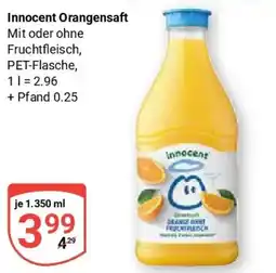 Globus Innocent Orangensaft Angebot