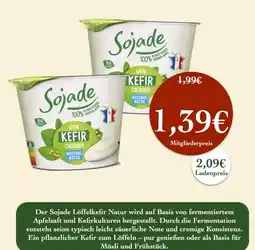 LPG Biomarkt Sojade Löffelkefir Natur Angebot