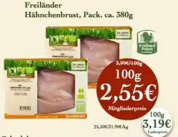 LPG Biomarkt Freiländer Hähnchenbrust Angebot