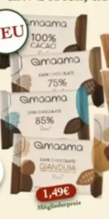 LPG Biomarkt Smaama Dark Chocolate Angebot