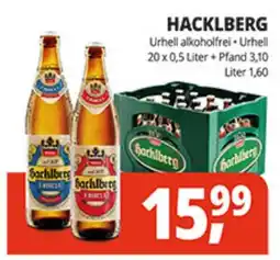 Hörl Getränke Hacklberg Urhell alkoholfrei Angebot