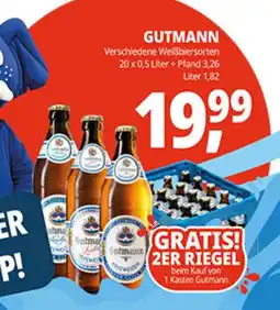 Hörl Getränke GUTMANN Verschiedene Weißbiersorten Angebot
