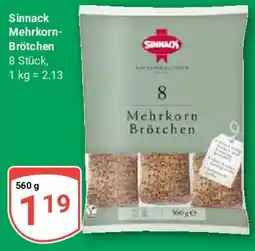 Globus Sinnack Mehrkorn-Brötchen Angebot