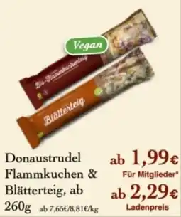 LPG Biomarkt Donaustrudel Flammkuchen & Blätterteig Angebot