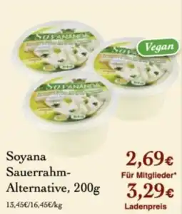 LPG Biomarkt Soyana Sauerrahm-Alternative Angebot
