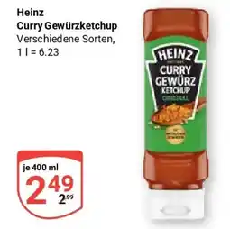 Globus Heinz Curry Gewürzketchup Angebot