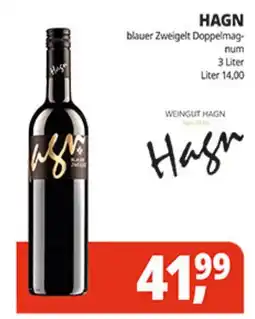 Hörl Getränke HAGN blauer Zweigelt Doppelmagnum Angebot