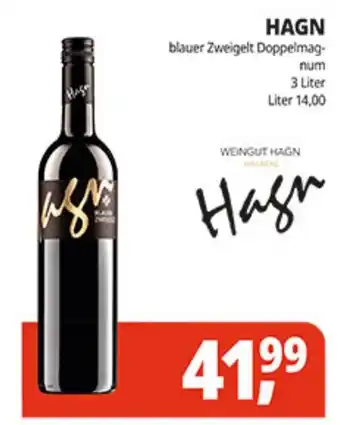 HAGN blauer Zweigelt Doppelmagnum