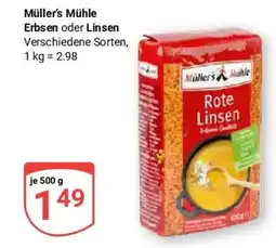 Globus Müller's Mühle Rote Linsen Angebot