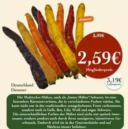 LPG Biomarkt Multicolor-Möhre Angebot