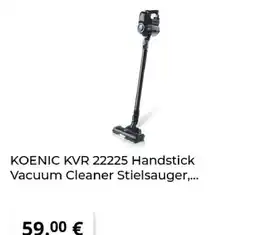 MediaMarkt KOENIC KVR 22225 Handstick Vacuum Cleaner Stielsauger Angebot