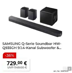 MediaMarkt SAMSUNG Q-Serie Soundbar HW-Q935GH Angebot