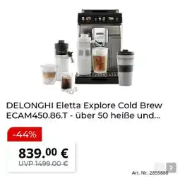 MediaMarkt DELONGHI Eletta Explore Cold Brew Angebot